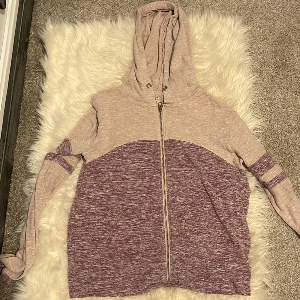 Pink zip up jacket